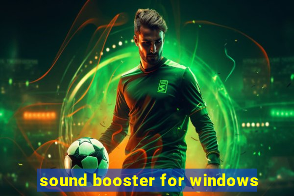 sound booster for windows